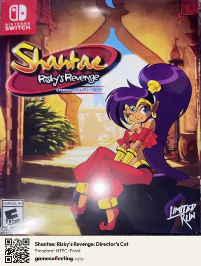 Shantae: Risky's Revenge: Director's Cut Nintendo Switch, NTSC box front