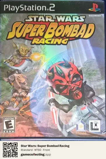 Star Wars: Super Bombad Racing PlayStation 2, NTSC box front