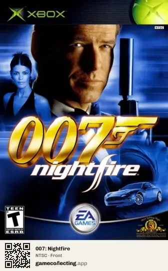 007: Nightfire Xbox, NTSC box front