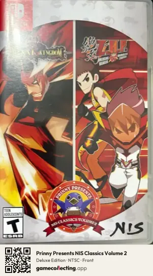 Prinny Presents NIS Classics Volume 2 Nintendo Switch, NTSC box front