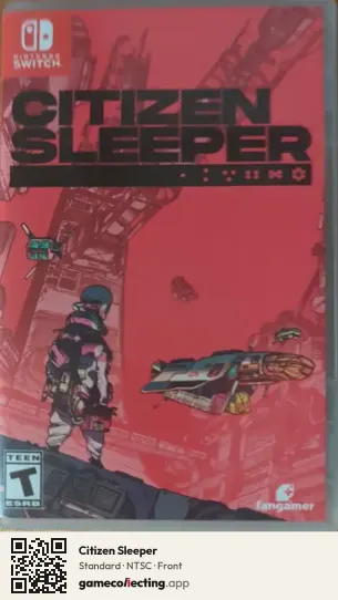 Citizen Sleeper Nintendo Switch, NTSC box front