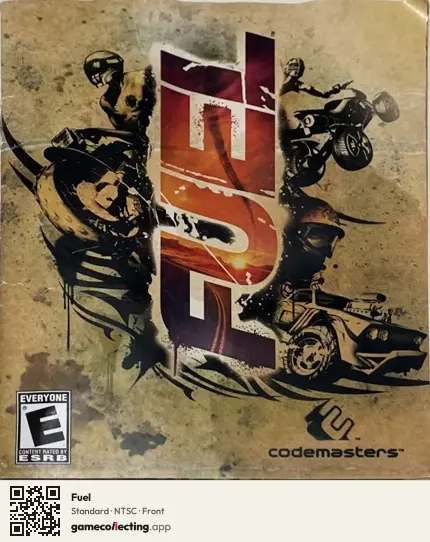 Fuel PlayStation 3, NTSC box front