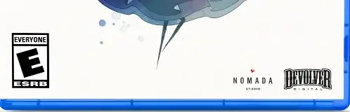 Gris, the ESRB box on its front