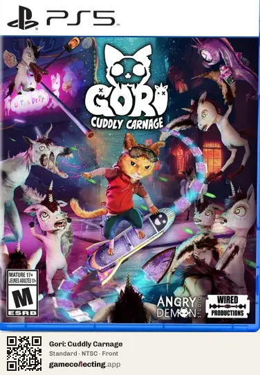 Gori: Cuddly Carnage PlayStation 5, NTSC box front