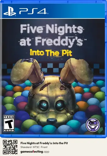 Five Nights at Freddy's: Into the Pit PlayStation 4, NTSC box front