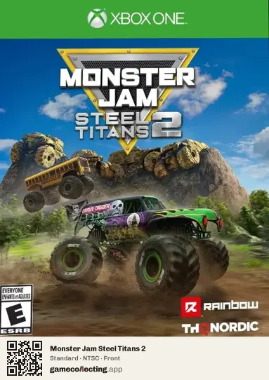 Monster Jam Steel Titans 2 Xbox One, NTSC box front