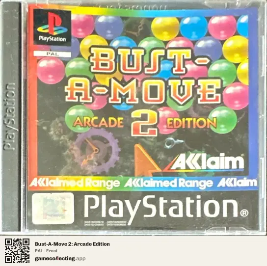 Bust-A-Move 2: Arcade Edition PlayStation, PAL box front