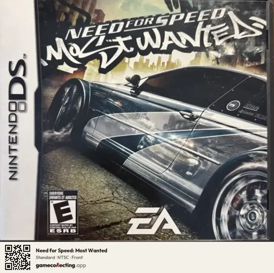 Need for Speed: Most Wanted Nintendo DS, NTSC box front