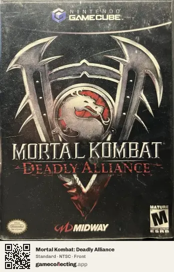 Mortal Kombat: Deadly Alliance Nintendo GameCube, NTSC box front