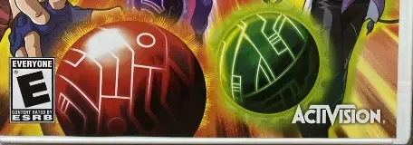 Bakugan Battle Brawlers, the ESRB box on its front
