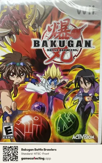 Bakugan Battle Brawlers Nintendo Wii, NTSC box front