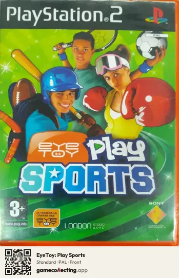 EyeToy: Play Sports PlayStation 2, PAL box front