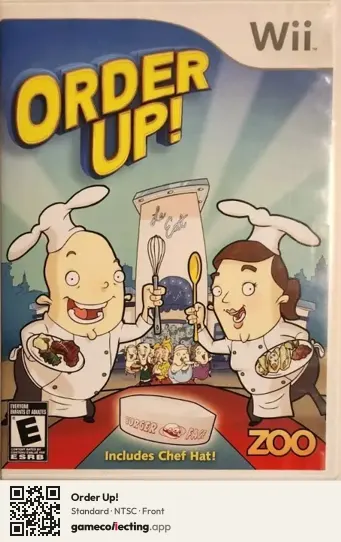 Order Up! Nintendo Wii, NTSC box front