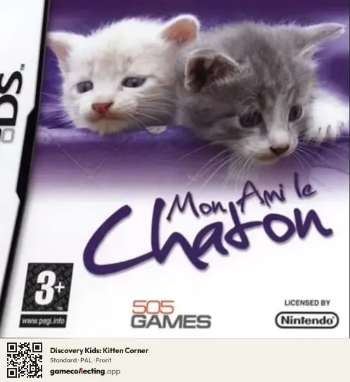 Discovery Kids: Kitten Corner Nintendo DS, PAL box front