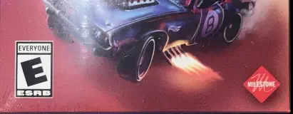 Hot Wheels Unleashed, the ESRB box on its front