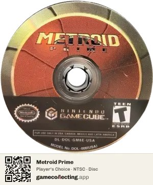 Metroid Prime Nintendo GameCube, NTSC disc