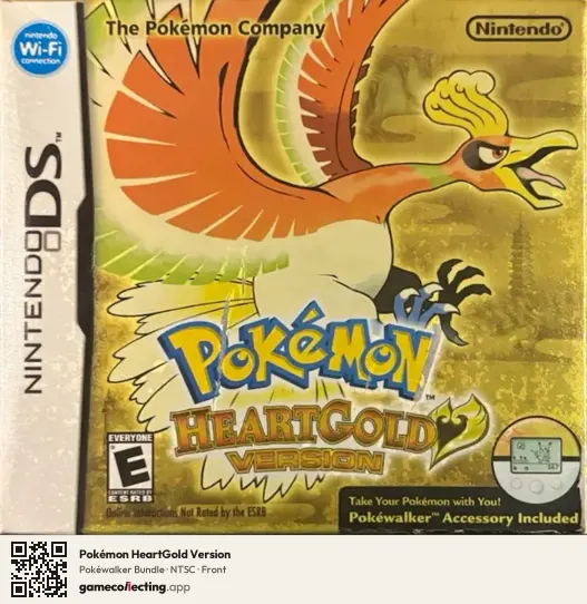 Pokémon HeartGold Version Nintendo DS, NTSC box front