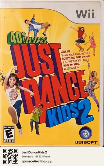 Just Dance Kids 2 Nintendo Wii, NTSC box front