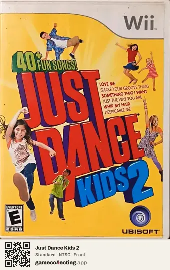Just Dance Kids 2 Nintendo Wii, NTSC box front