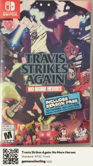 Travis Strikes Again: No More Heroes Nintendo Switch, NTSC box front