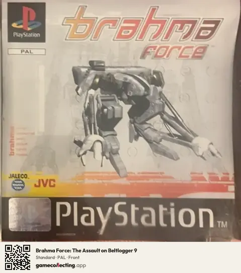 Brahma Force: The Assault on Beltlogger 9 PlayStation, PAL box front