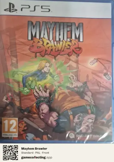 Mayhem Brawler PlayStation 5, PAL box front