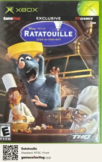 Ratatouille Xbox, NTSC box front
