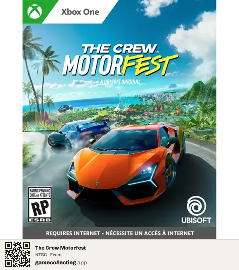 The Crew Motorfest Xbox One, NTSC box front