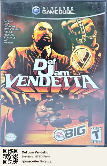 Def Jam Vendetta Nintendo GameCube, NTSC box front