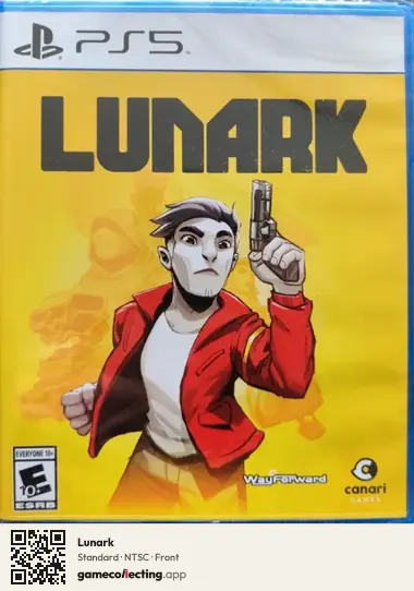 Lunark PlayStation 5, NTSC box front