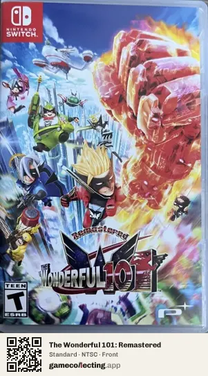 The Wonderful 101: Remastered Nintendo Switch, NTSC box front