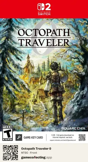 Octopath Traveler 0 Nintendo Switch 2, NTSC box front