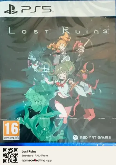 Lost Ruins PlayStation 5, PAL box front
