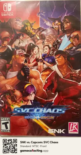 SNK vs. Capcom: SVC Chaos Nintendo Switch, NTSC box front