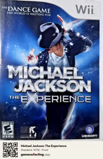 Michael Jackson: The Experience Nintendo Wii, NTSC box front