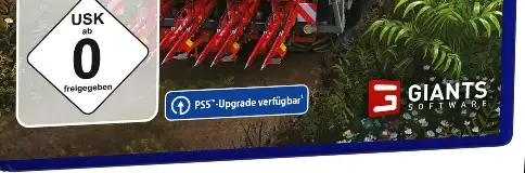 Farming Simulator 22, the USK square on its front