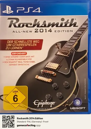 Rocksmith 2014 Edition PlayStation 4, Germany box front