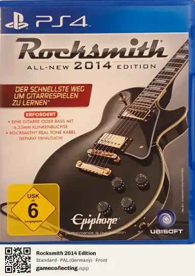 Rocksmith 2014 Edition PlayStation 4, Germany box front