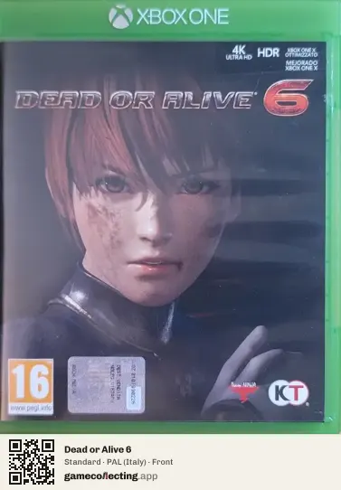 Dead or Alive 6 Xbox One, Italy box front