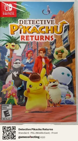Detective Pikachu Returns Nintendo Switch, Middle East box front