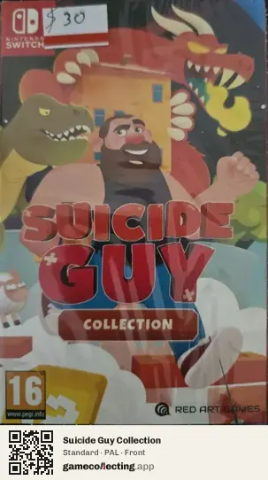 Suicide Guy Collection Nintendo Switch, PAL box front