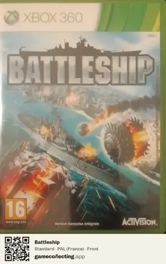 Battleship Xbox 360, France box front