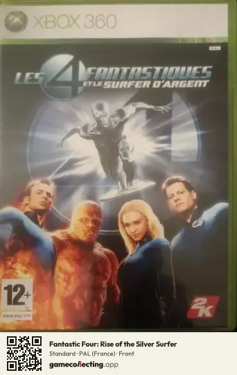 Fantastic Four: Rise of the Silver Surfer Xbox 360, France box front