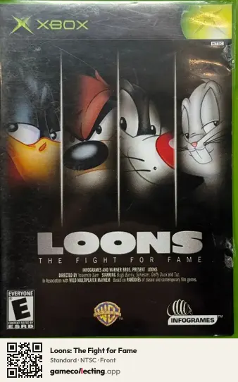 Loons: The Fight for Fame Xbox, NTSC box front
