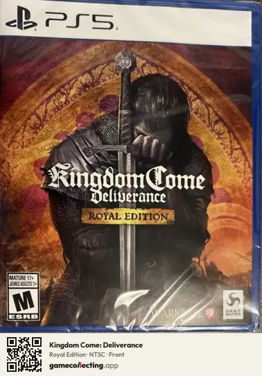 Kingdom Come: Deliverance PlayStation 5, NTSC box front