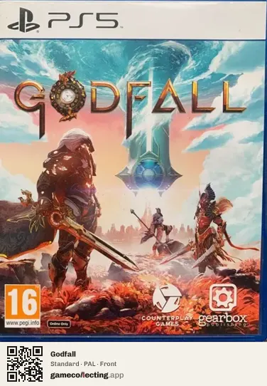 Godfall PlayStation 5, PAL box front