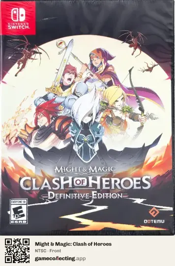 Might & Magic: Clash of Heroes Nintendo Switch, NTSC box front