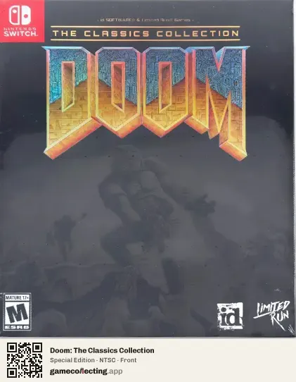 Doom: The Classics Collection Nintendo Switch, NTSC box front