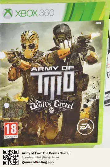 Army of Two: The Devil's Cartel Xbox 360, Italy box front