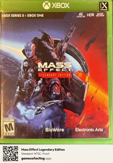Mass Effect Legendary Edition Xbox Series X, NTSC box front